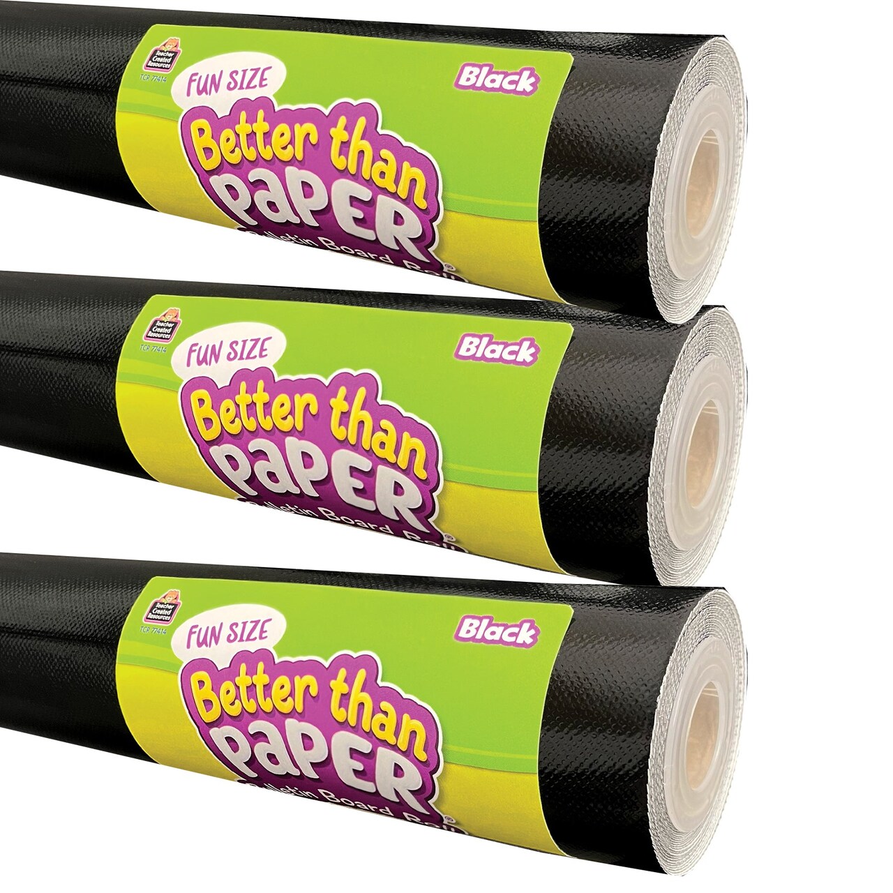 Fun Size Better Than Paper® Bulletin Board Roll, 18 x 12', Black